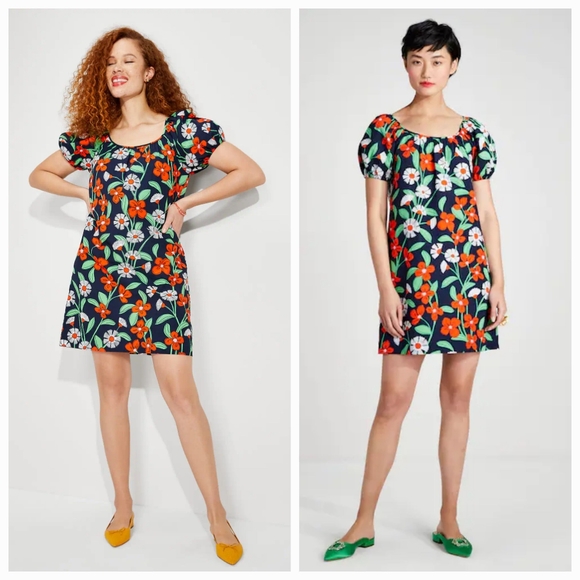 NWOT Kate Spade Daisy Vines floral dress - Picture 1 of 8